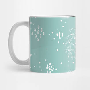 Winter Twigs Pattern Mug